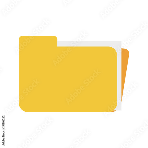 File folder symbol icon vector illustration graphic design
