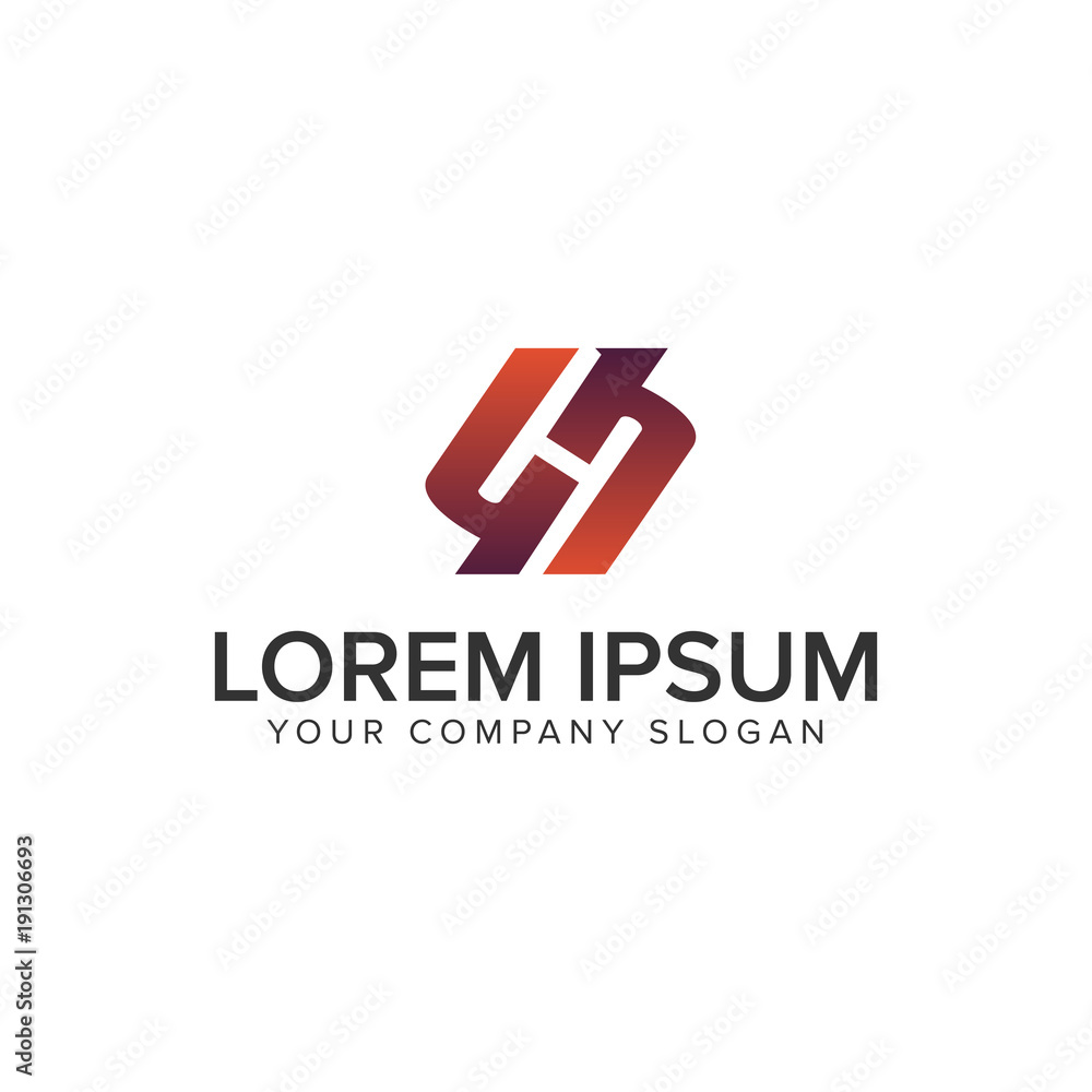 Letter H creative unique logo design concept template. fully editable vector Letter H creative unique logo design concept template. fully editable vector