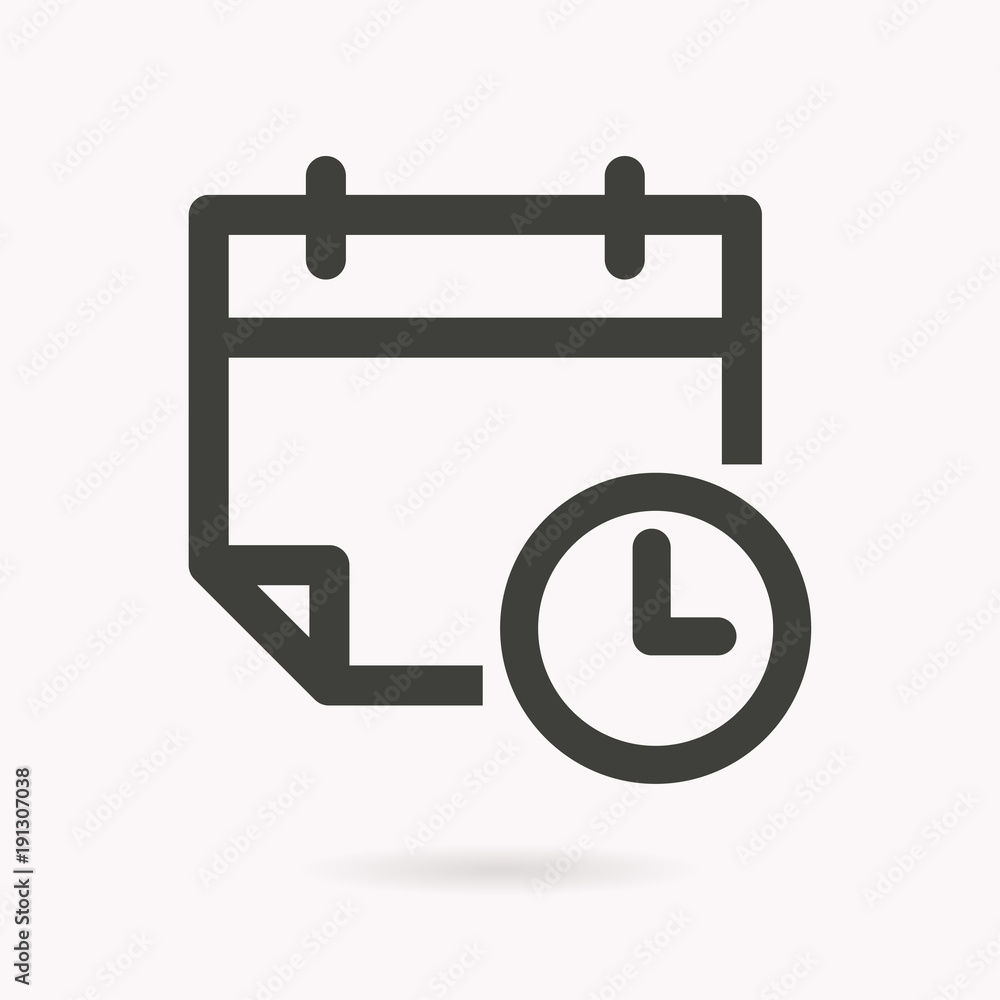 Calendar vector icon. Calendar vector icon.