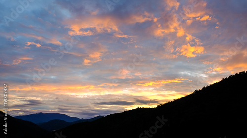 Sunset in Oregon, USA