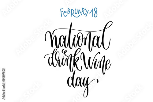 february 18 - national drink wine day