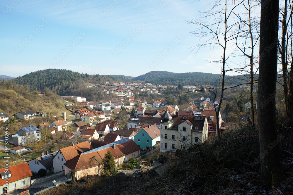 Fototapeta premium Wörth on the Danube is the third largest city and easternmost municipality in the district of Regensburg 