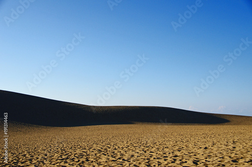 快晴の砂丘