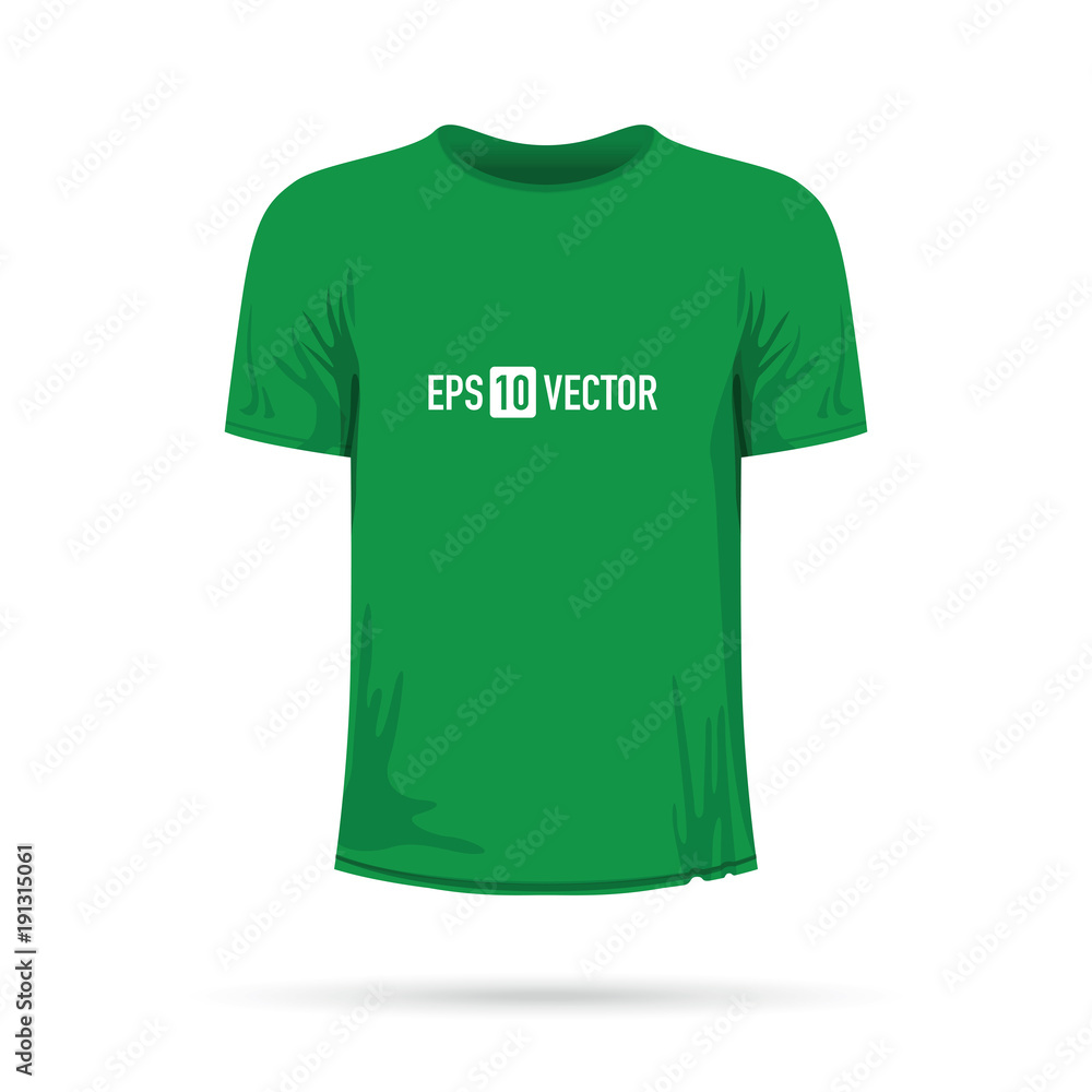 a green t-shirt a green t-shirt