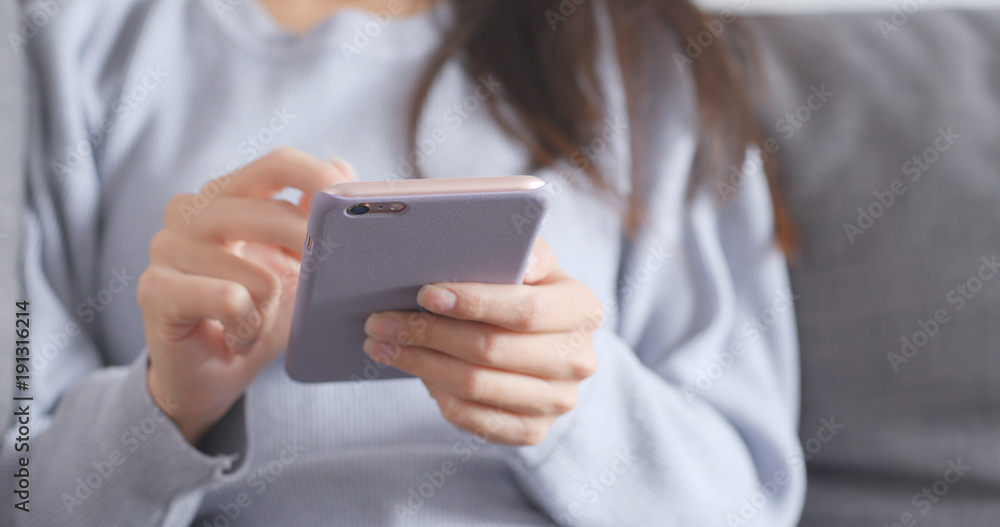 Close up of woman using smart phone Close up of woman using smart phone