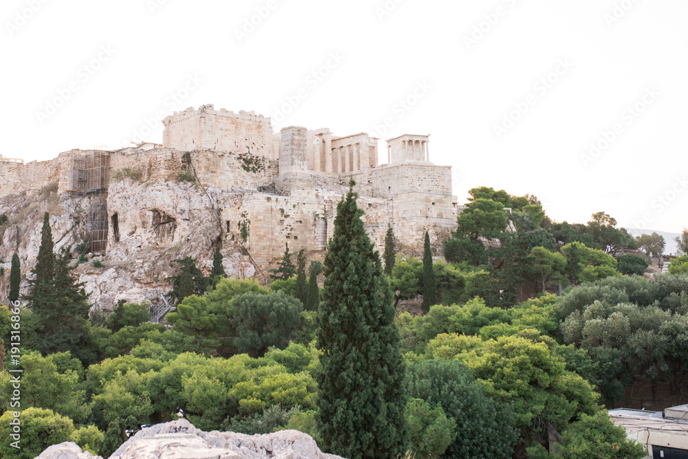 Acropolis in a summer day in Athens, Greece