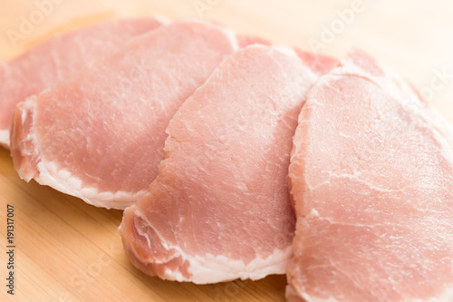 Raw Pork meat