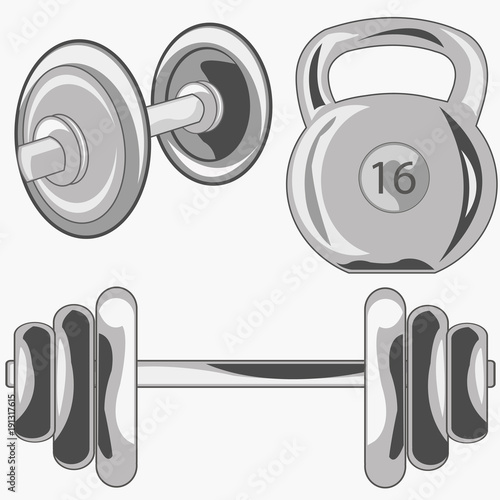 Weight and dumbbell