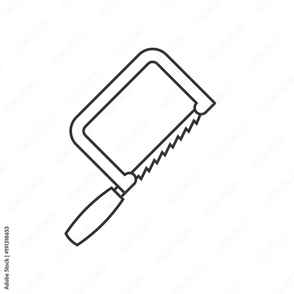 Fretsaw outline icon Fretsaw outline icon