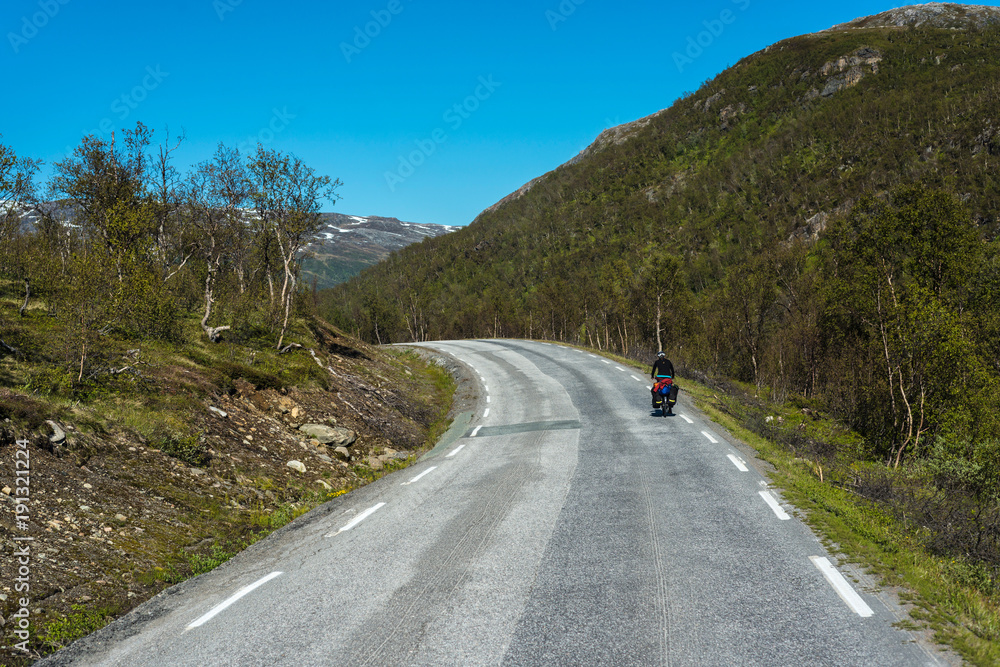 Fototapeta premium Route 862 in Troms, Northern Norway