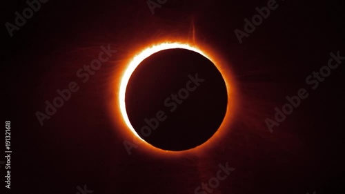 Solar eclipse. photo