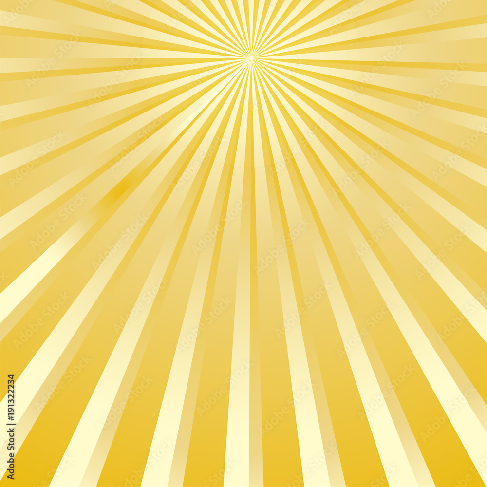 Obraz premium Słońce złote tło