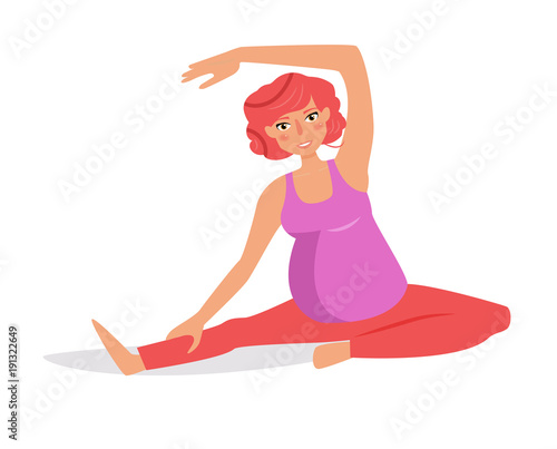 Yoga for pregnant women.