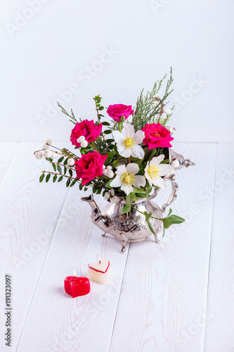 Still life with roses