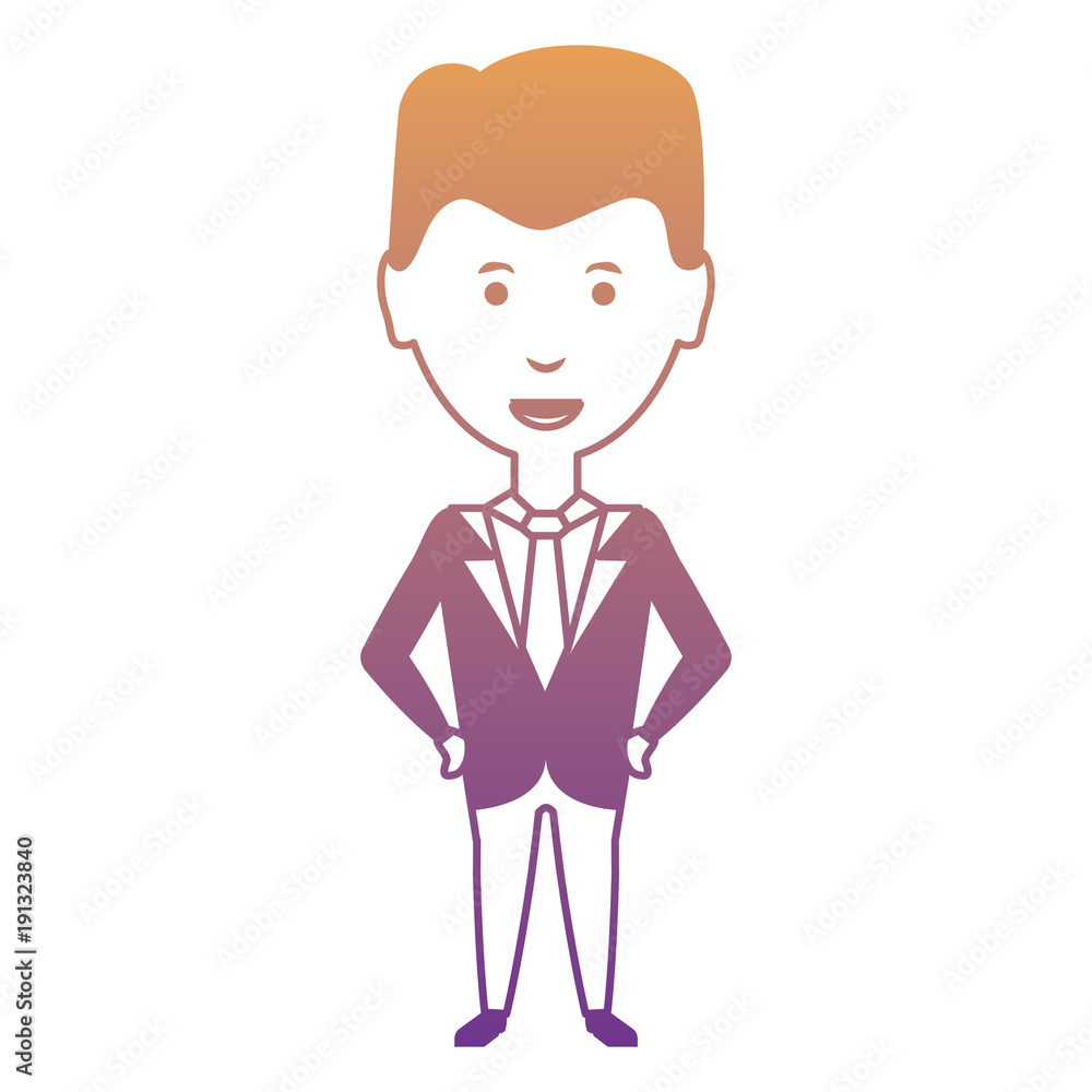 cartoon businessman icon cartoon businessman icon