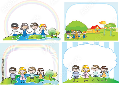 kids and card