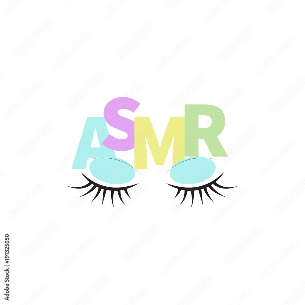 Asmr Logo Splash Screen Autonomous Sensory Stock Vector (Royalty Free)  2067561173 | Shutterstock