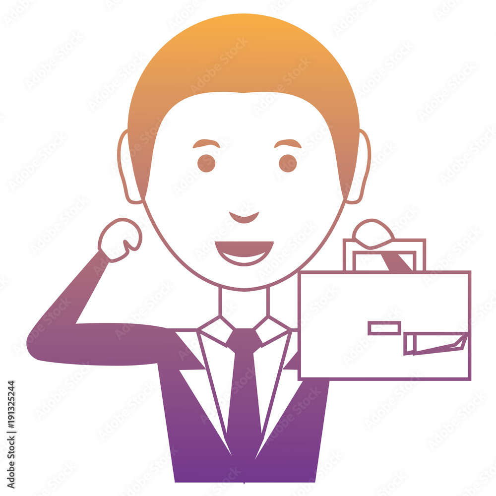 Cartoon businessman icon Cartoon businessman icon