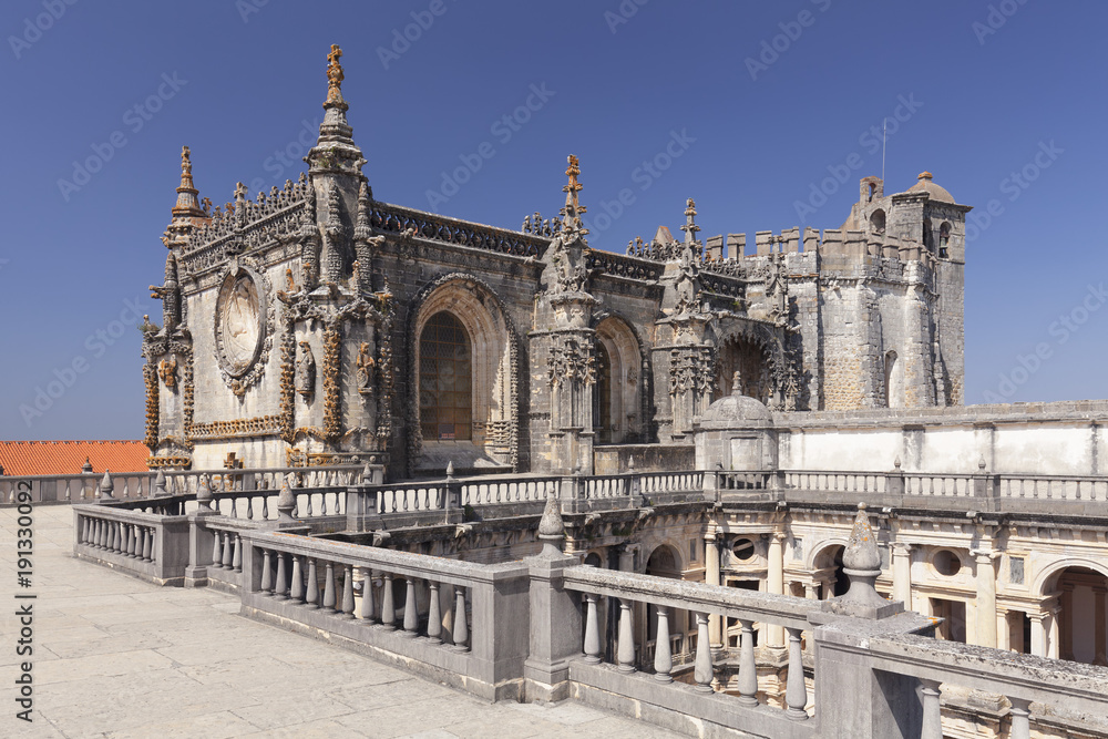 Convento de Cristi (Convent of Christ) Monastery, Tomar, Santarem District, Portugal Convento de Cristi (Convent of Christ) Monastery, Tomar, Santarem District, Portugal