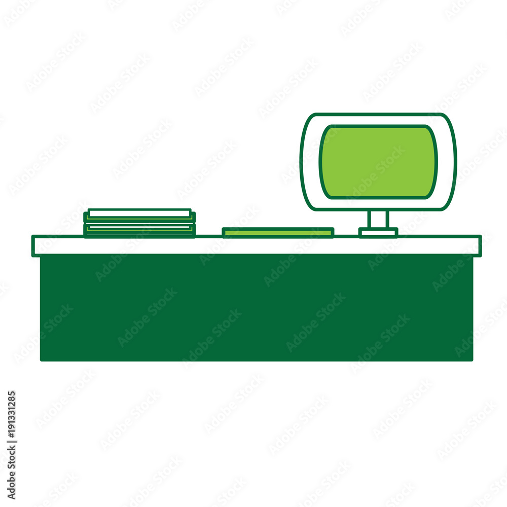 desk with computer desk with computer