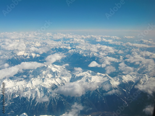 Luftaufnahme Alpen