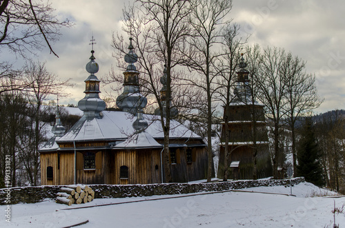 Fototapeta Naklejka Na Ścianę i Meble -  cerkiew Bieszczady 