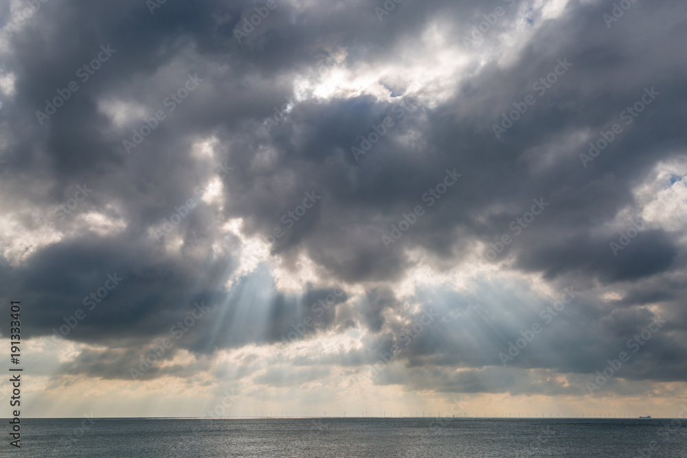 Cloudscape over the Sea