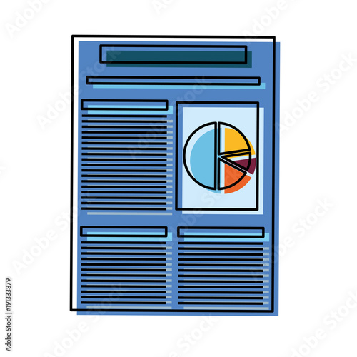 financial report document icon 