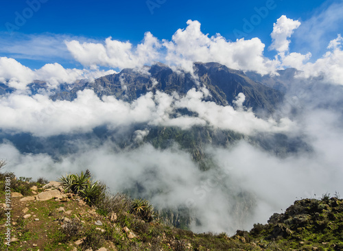 Colca Canyon, Cruz del Condor, Arequipa Region, Peru photo