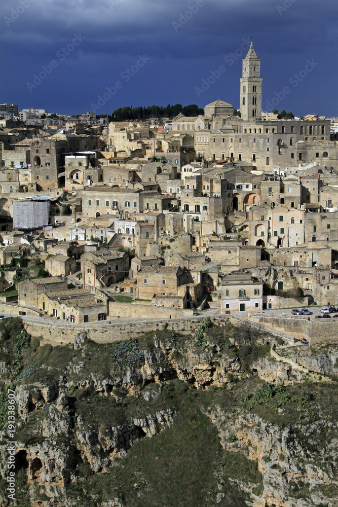 Fototapeta premium View over Matera, Italy