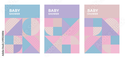 concept pastel color geomet...
