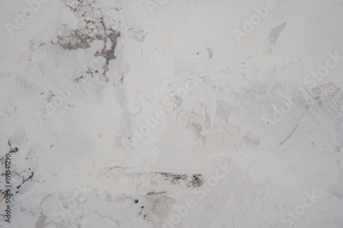 Decorative white plaster. White background texture