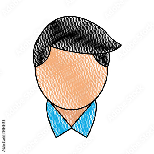 grated social man user with hairstyle design