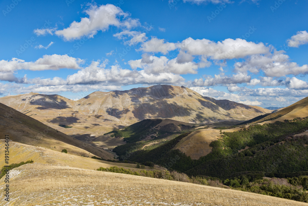 Mount Vettore in autumn, Sibillini Park, Umbria Mount Vettore in autumn, Sibillini Park, Umbria