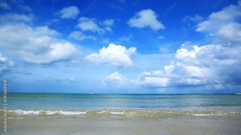 Tropical sea and blue sky background. Tropical sea and blue sky background.