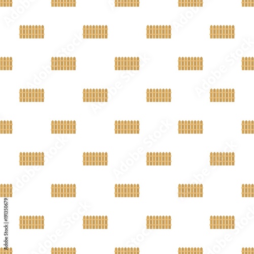 Low fence pattern seamless in flat style for any design