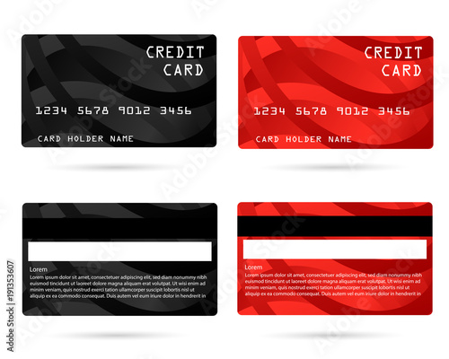 modern credit card, business VIP card, design for privilege member, member card