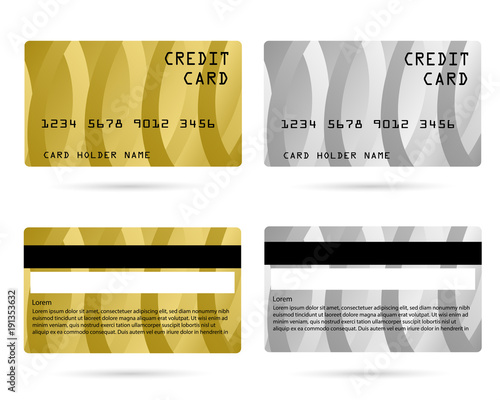 modern credit card, business VIP card, design for privilege member, member card