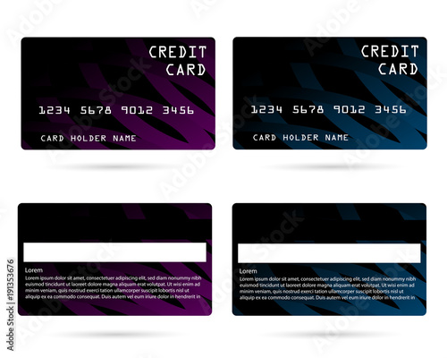 modern credit card, business VIP card, design for privilege member, member card