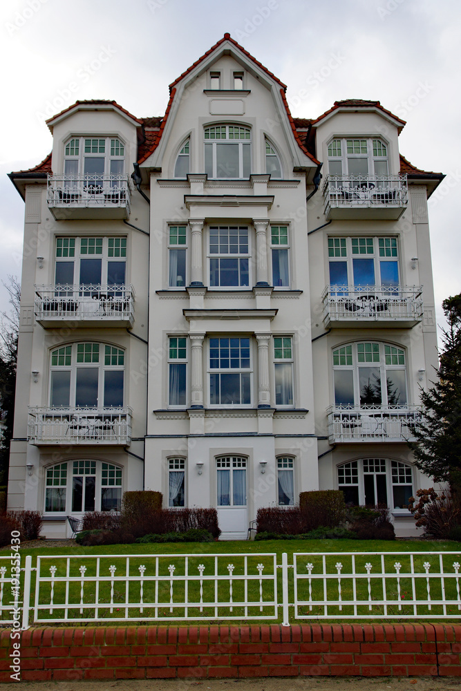 Bäderarchitektur in Bansin, Insel Usedom Bäderarchitektur in Bansin, Insel Usedom