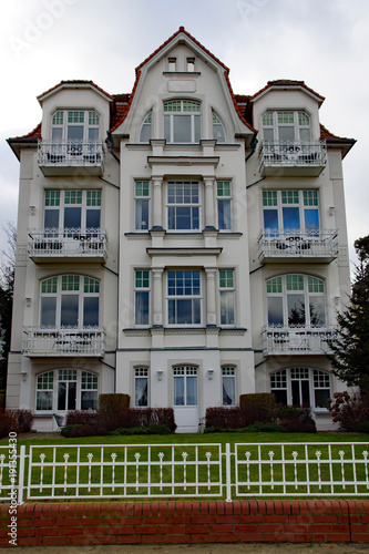 Bäderarchitektur in Bansin, Insel Usedom