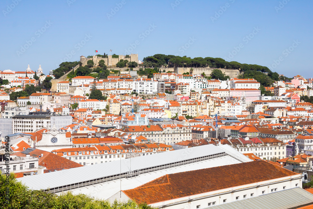 Aerial view of Lisbon, Portugal