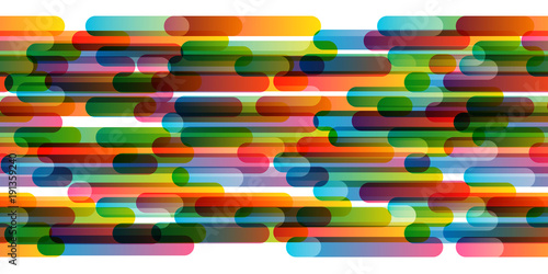 Seamless border with color stripes