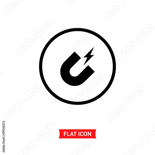 Magnet vector icon