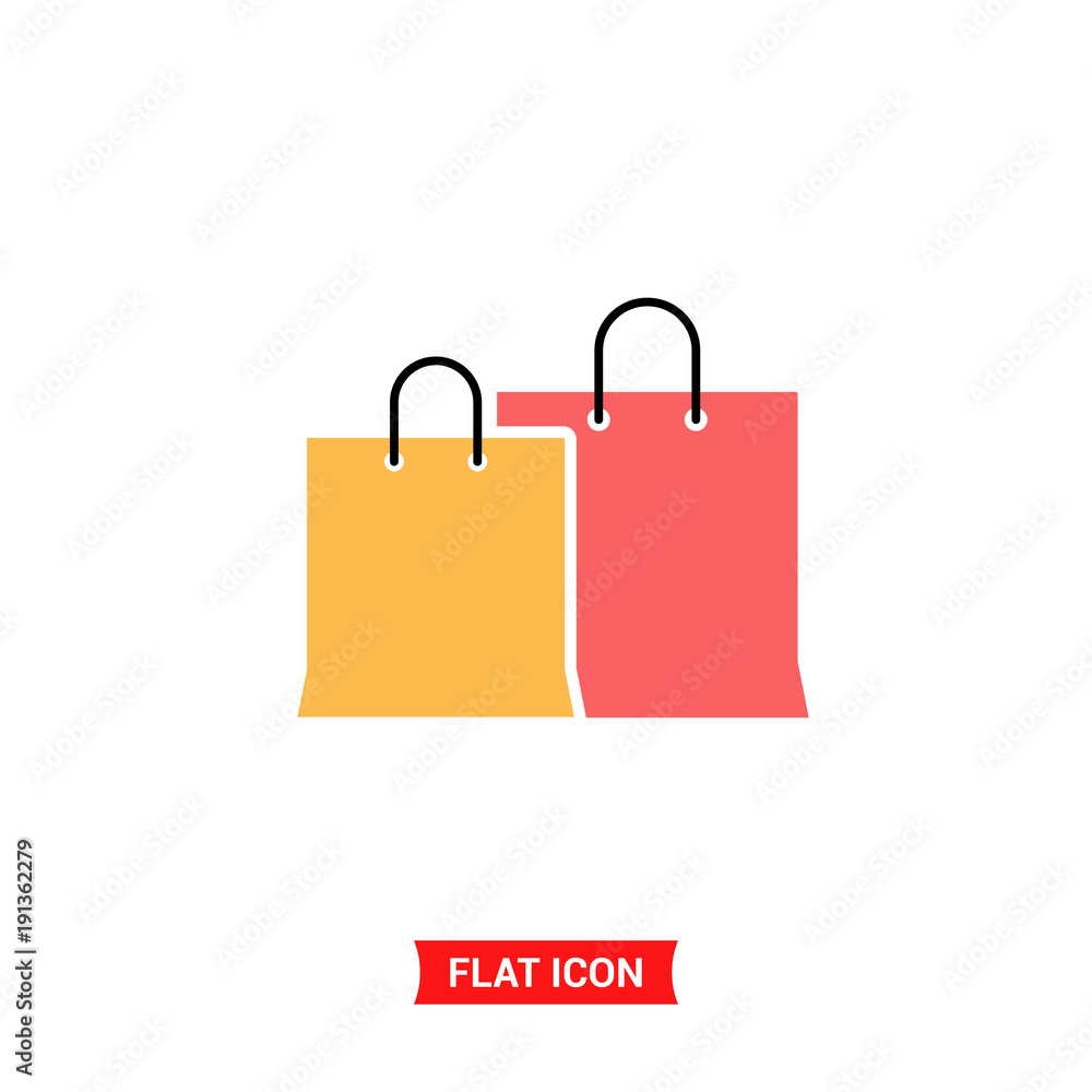 Bag vector icon Bag vector icon