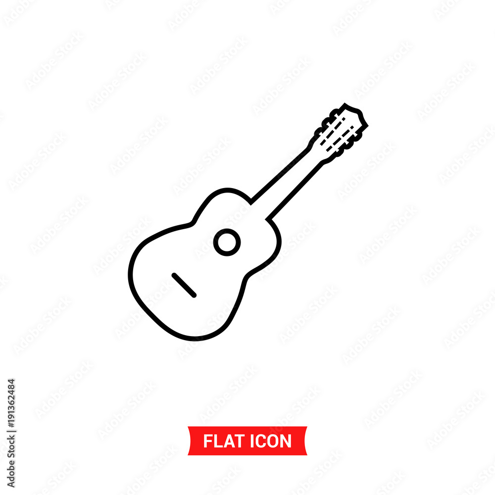Guitar vector icon Guitar vector icon