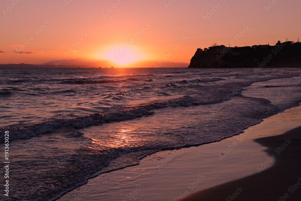 Obraz premium Traveling Zykynthos, Greece: Sunsets