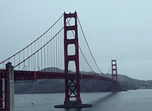 Traveling San Francisco Golden Gate bridge