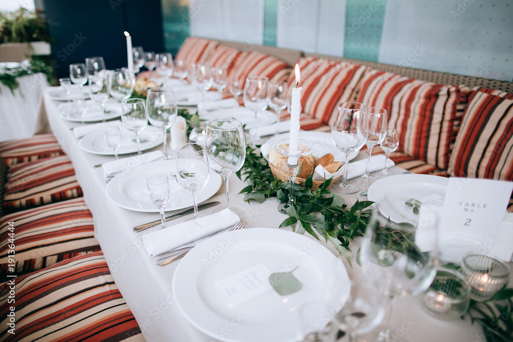 Wedding table setting Wedding table setting