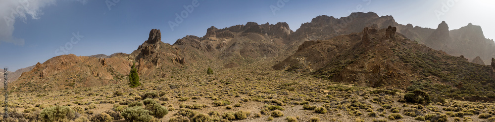Mountains and Rocks in Teide Nation Park, Tenerife, Spain, Europe